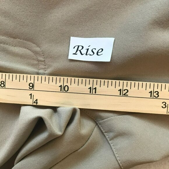 Ben Hogan Men's Flat Front Bermuda Golf Shorts Sz 40 in Khaki Tan Activewear - Picture 13 of 14